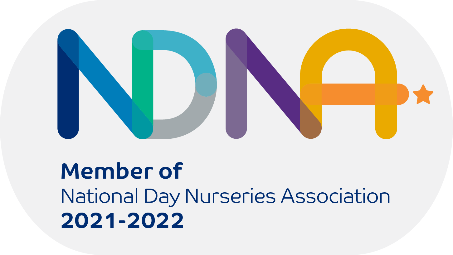 NDNA member logo with lozenge for coloured backgro